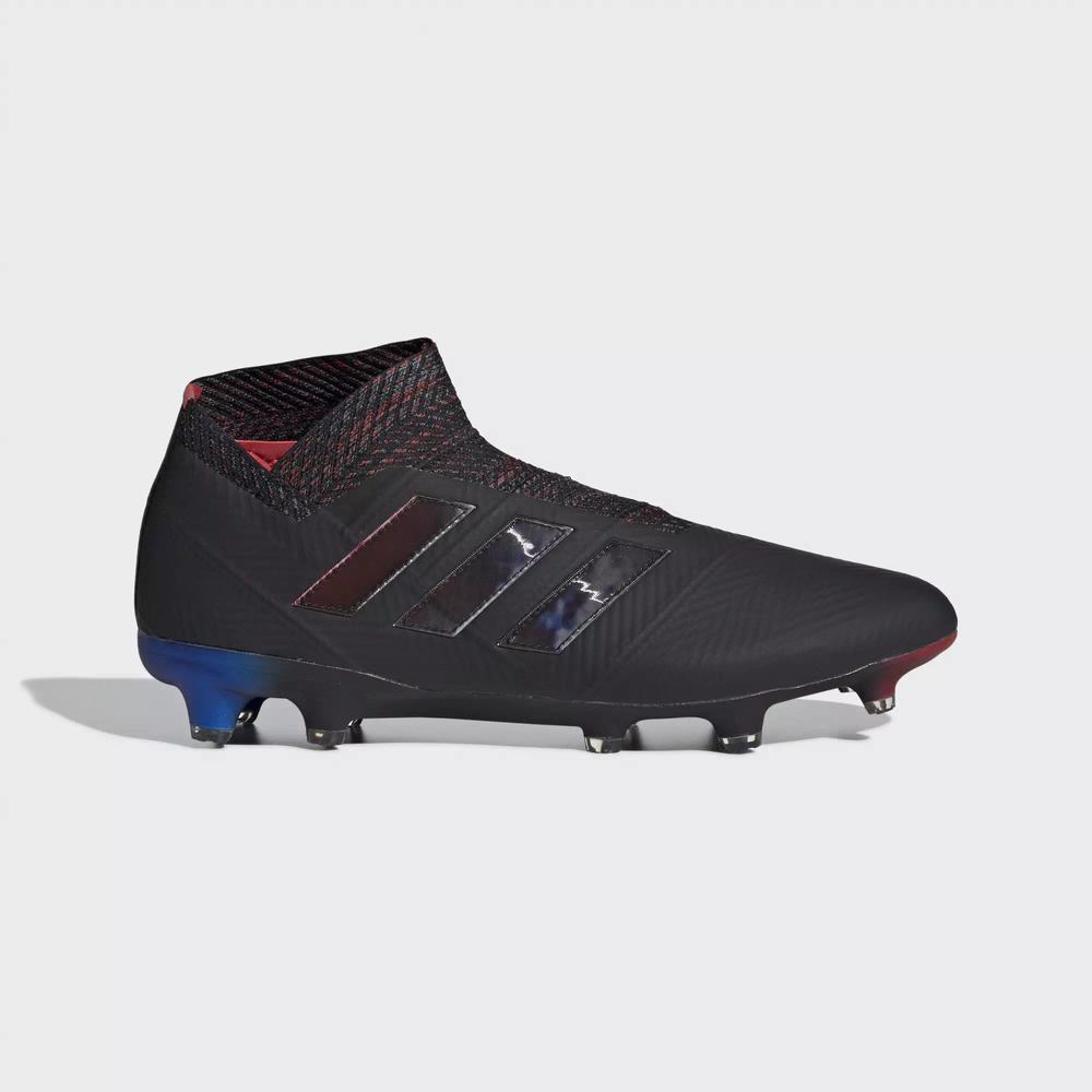 Adidas Nemeziz 18+ Firm Ground Tacos de Futbol Negros Para Mujer (MX-91542)